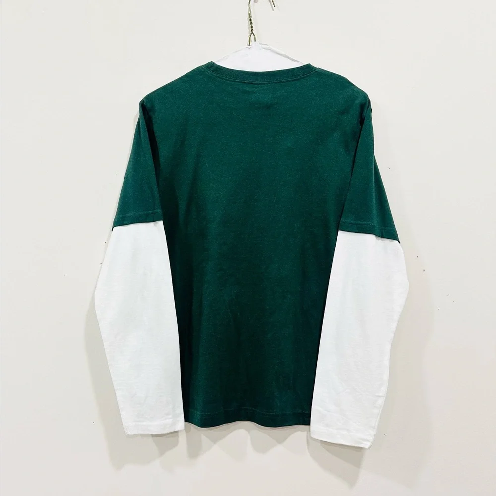 NWT GYMBOREE GRIZZLY LAKE GREEN LONG SLEEVE JET TEE‎ SIZE 12